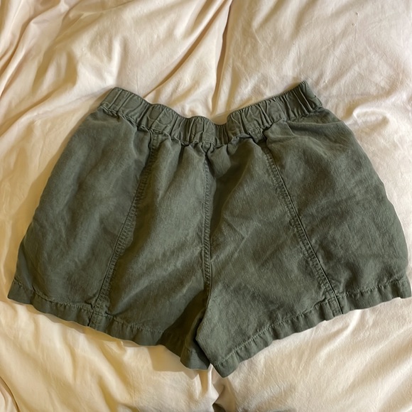 Madewell Linen Blend Easy Pull On Shorts - Picture 4 of 4